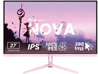 Arozzi Nova 27" Gaming Monitor - QHD IPS - 260Hz - Roze