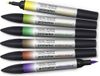 Winsor & Newton Watercolour Marker - brush pens set - Foliage Tones - 6 stuks