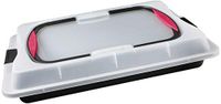 Zenker Cakecontainer Rechthoekige Bakvorm met Deksel en Non Stick Coating