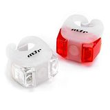 meteor Fietsverlichting voor en achter, oplaadbaar, led, 3 modi, zaklamp (wit)