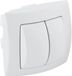 Geberit commande manuelle pour double chasse d'eau, blanc alpin