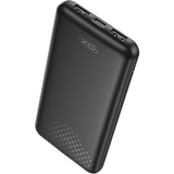 XO Design Externe Batterij PB312, 10000mAh, 10W, 2 x USB-A, Zwart