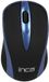 Inca IWM-221RSMV Muis RF Draadloos Optisch 1600 DPI Ergonomisch Zwart/Blauw