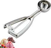 Heble® Premium cuillère à glace - Oliebollen - Glace - Pâte - Ø 50 mm de diamètre - Inox