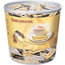 Toblerone Mixbox Horeca Chocolade - Chocolaatjes Puur Wit Melk Emmer 904g - Chocoladesnoepjes - Chocolade voor bij de Koffie - Verjaardag Cadeau Vrouw of Man - Geschenkset voor Man en Vrouw