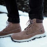Trekker winterschoenen met spikes - Tan - EU37