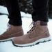 Trekker winterschoenen met spikes - Tan - EU37