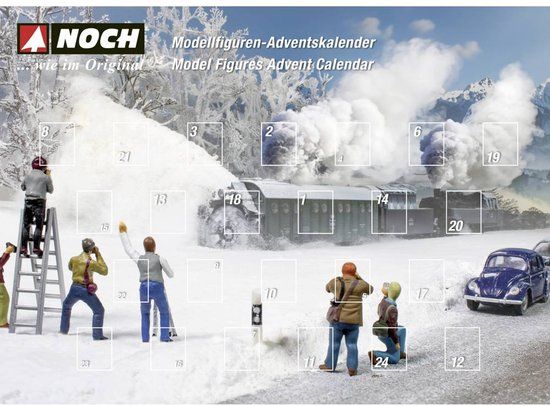 NOCH 36998 N Adventskalender met figuren Geverfd