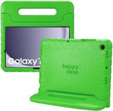 HappyCase Kinder Tablethoes Geschikt voor Samsung Galaxy Tab A11 Plus / Tab A9 Plus | Kindvriendelijke Hoes | Beschemhoes | Kinderhoes | met Handvat en Standaard | Groen