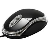 APM Optische muis, bekabeld, zwart, tweehandig, achtergrondverlichting, 800 dpi, 3 toetsen, compatibel met pc, Mac, laptop, 100118