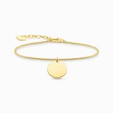 Thomas Sabo - A1960-413-39-L19V - Armband - Dames - 925er Zilver geel verguld - 16-19 cm