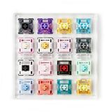 MONSGEEK Akko Switch Tester - 16 Key Acrylic Mechanical Keyboard Switch Tester with Dust Cover