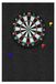Merkloos Dartboard Ensemble de 6 protections murales pour cible de fléchettes, dimensions 30 x 30 cm