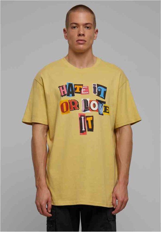 Mister Tee Hate it or Love it Oversize T-shirt - Multicolours - XL - Men