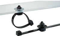HellermannTyton 150-31097 T30LFT6LG-PA66HS/PA66HIRHS-BK Kabelbinder 200 mm 3.50 mm Zwart Met spreidanker 500 stuk(s)