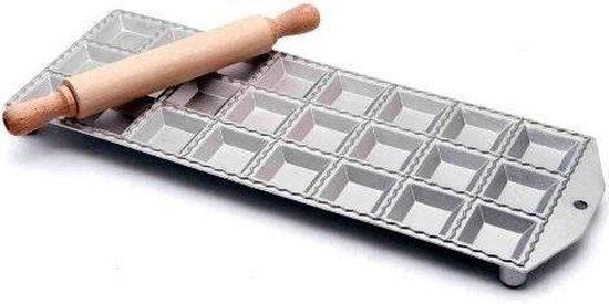 Eppicotispai Ravioli mal vierkant - 24 stk - Aluminium - Zilver