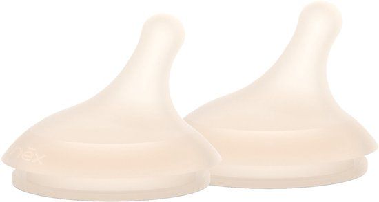 Suavinex Zero Zero Spenen Voor Anti-Koliek Fles - Medium Flow - 2 Stuks - Beige