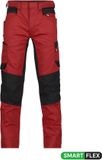 DASSY Werkbroek met stretch ROOD/ZWART - Maat 42