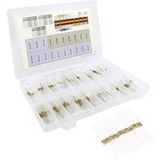 TRU COMPONENTS 418706 Koolfilmweerstand assortiment Axiaal bedraad 5 % 390 onderdelen