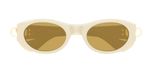 Valentino Vg0015s Lunettes de soleil femme blanc ovales marron 52mm