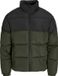 JACK&JONES JJMAZE PUFFER COLLAR Heren Buitenjas Groen M