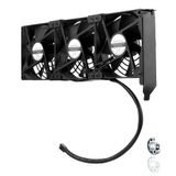 euroharry Grafische kaart ventilator 3 x 92 mm -Hoge luchtstroom ventilator, PCI beugel koeler - GPU ventilator, ondersteunt 5V, 7V, 12V, ondersteunt ondersteuning moederbord