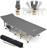 Markenlos Wan GmbH Opklapbaar Campingbed - Reisbed Vouwbed - Outdoor Kamperen - Extra Sterk Ontwerp - XXL formaat