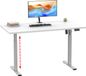 VCM In hoogte verstelbaar bureau Lona 110x50 cm elektrisch verstelbaar