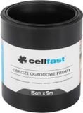 Cellfast - Rechte tuinrand 15cm x 9m - zwart