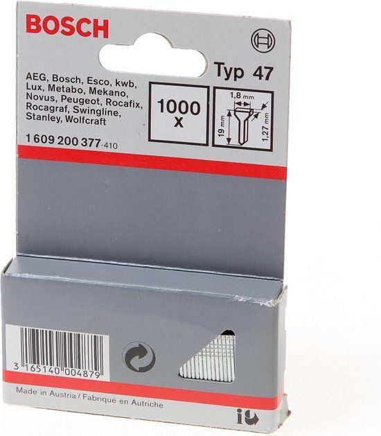 Bosch Nagel type 47 1,8 x 1,27 x 19 mm