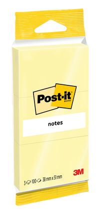 Post-it 6810 Zelfklevend Notitiepapier Rechthoek Geel 100 vel