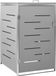 Syfax Mülltonnenbox für 1 Tonne 69x77,5x115 cm Edelstahl