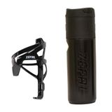 ZEFAL Set Z Box L en Pulse A2 zwart – jerrycan voor fiets en flessenhouder – waterdicht en duurzaam – zwart, universeel