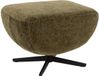 Goossens Saar hocker - Stof - Groen - 53 x 47 x 62 cm