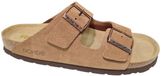 Rohde Beige Leren Heren Slippers - Beige - 42