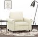 Maison Exclusive - Fauteuil crème 60 cm velours