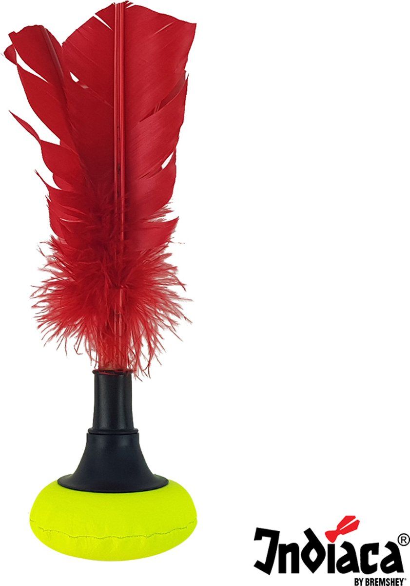 Tunturi Indiaca Tournament Per - Unisex - Zwart/Geel/Rood