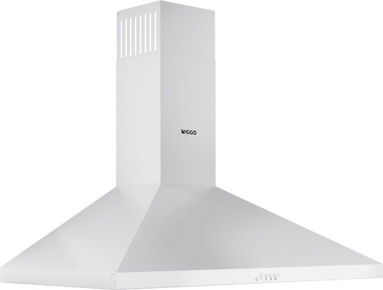 Wiggo WE-A930P(W) - Wandschouw Afzuigkap - 90cm - Wit