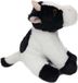 Pia Toys Peluche Vache - tissu peluche doux - peluches de qualité supérieure - blanc/noir - 12 cm - Vaches