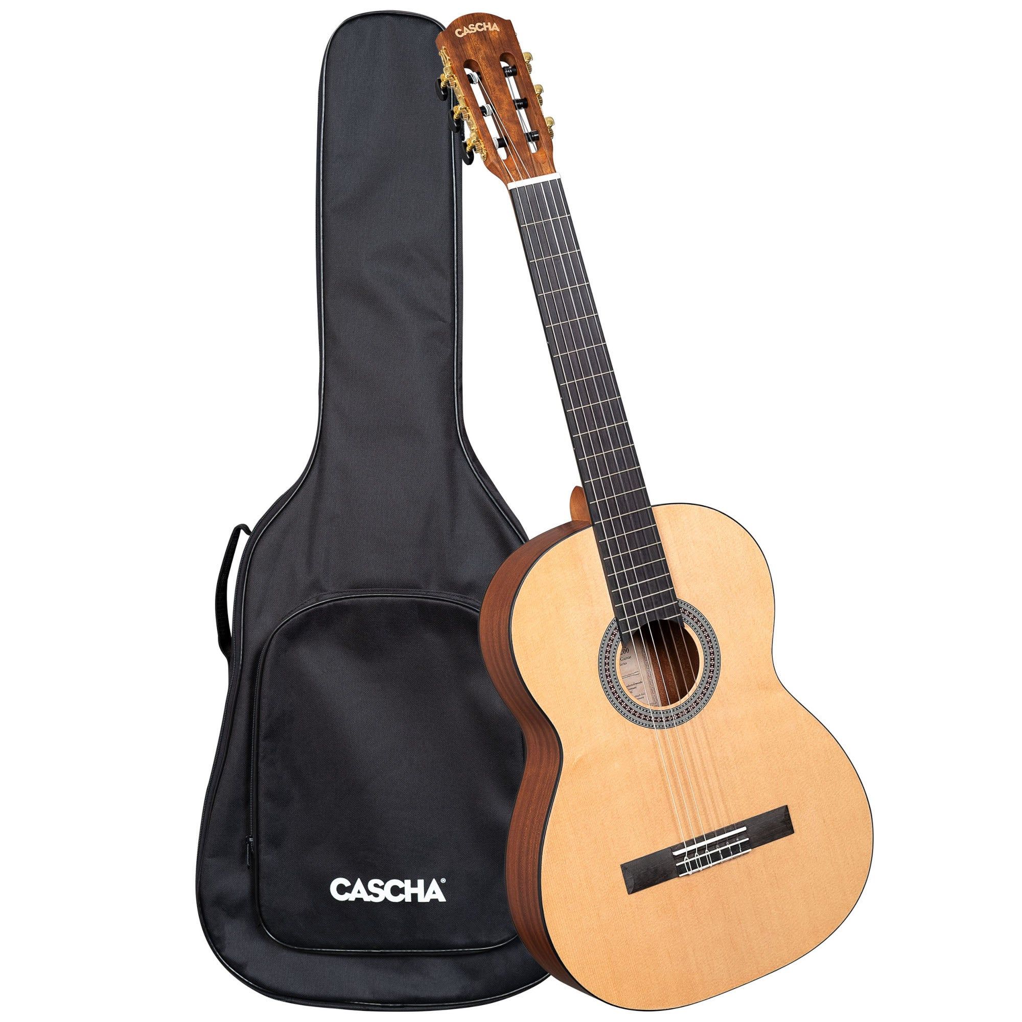 Cascha CGC200 Stage Series Klassieke Gitaar 4/4 Naturel + Gigbag
