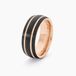 Acier Rose Bague
