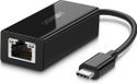UGreen USB-C naar Ethernet / Internet Gigabit Adapter - LAN Netwerk Adapter 1000Mbps - USB-C naar RJ45 - Zwart