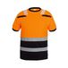 Hydrowear 040465OB-S TULSA Trendy High Visible Line T-shirt, Hi-Vis oranje/zwart, maat S