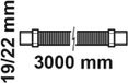 KIRCHHOFF WAS Tuyau d'évacuation en spirale avec suspension - 3 m - Pour 3/4"T Ø intérieur : 19 mm/22 mm