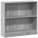vidaXL Boekenkast 80x24x76 cm bewerkt hout grijs sonoma eikenkleurig