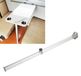 Pied télescopique pliable pour table, 56-93 cm, aluminium