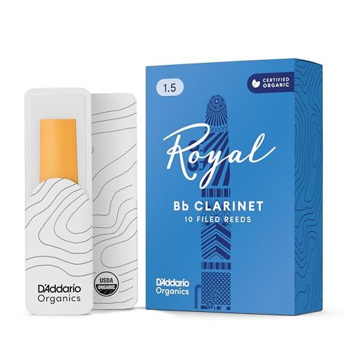 D'Addario Royal Organic Bb Klarinetrieten Sterkte 1.5, 10-Pack