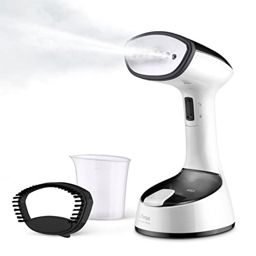 UFESA Black Mist - Verticaal Stoomstrijkijzer - Opvouwbaar - 1470W - 150ml - Reisstrijkijzer