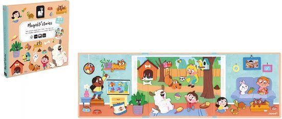 Janod Magneti Stories Huisdieren Educatieve magneetset