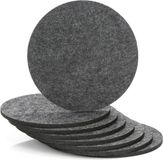 COM-FOUR® 8x onderzetters van vilt - ronde tafelonderzetters - onderzetters voor potten, glazen, schalen en vazen